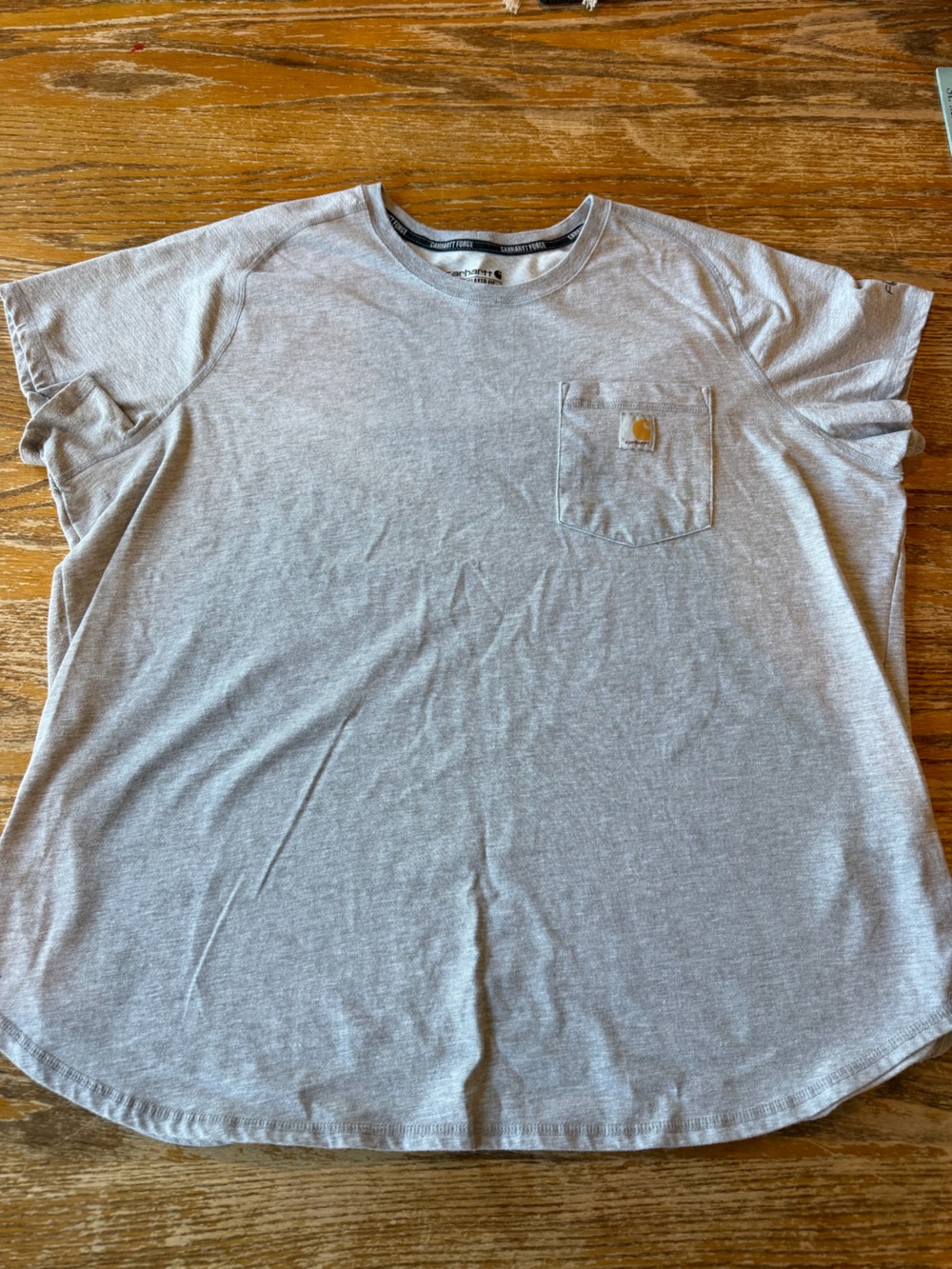 Carhartt Short-Sleeve Pocket Tee - Heather Light Gray